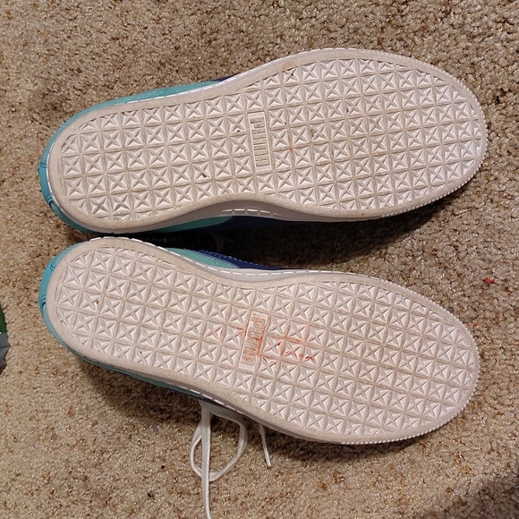 Puma Classic Wedge Electric Green Sz 7 - Picture 7 of 7